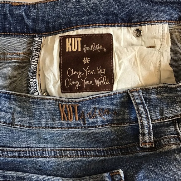 Kut from the Kloth 10 Katy Boyfriend Denim Shorts Women’s Bermuda Cuffed - Picture 7 of 10